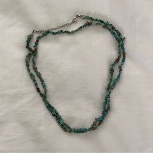 Turquoise stone necklace